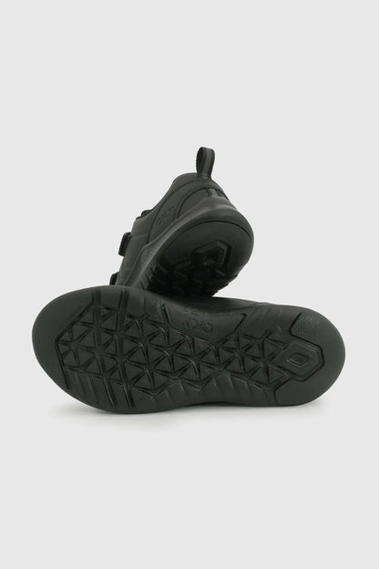 Zapatilla Escolar Unisex Deportiva Con Velcros Negra