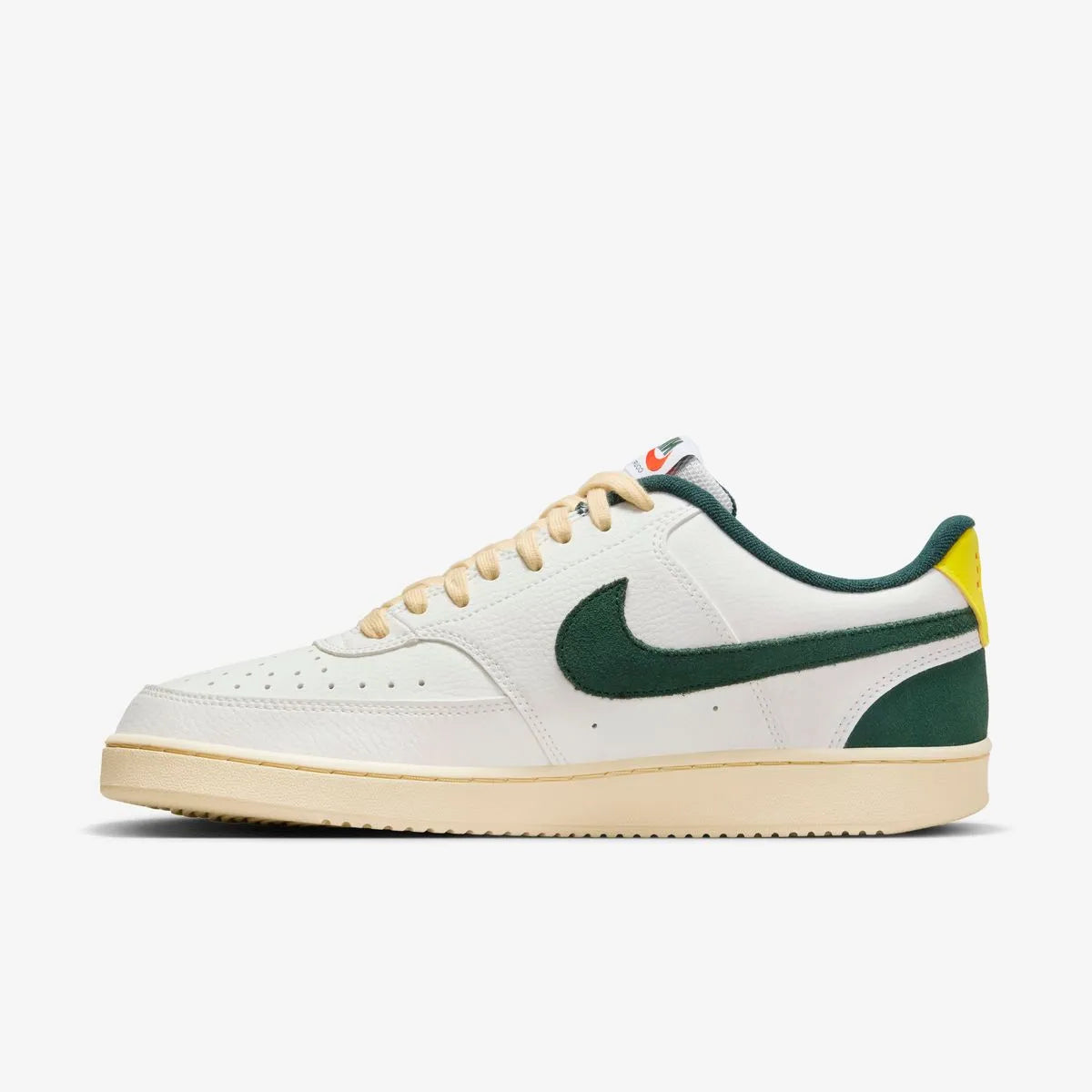 Zapatilla Hombre Court Vision Low Blanco-Verde