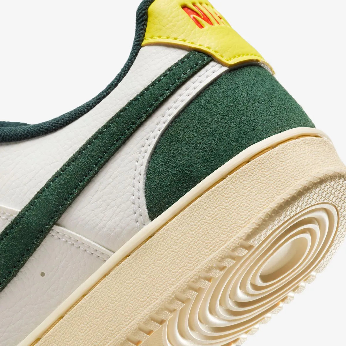 Zapatilla Hombre Court Vision Low Blanco-Verde