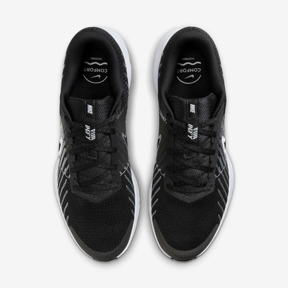 Zapatilla Hombre Run Defy Running Black-White