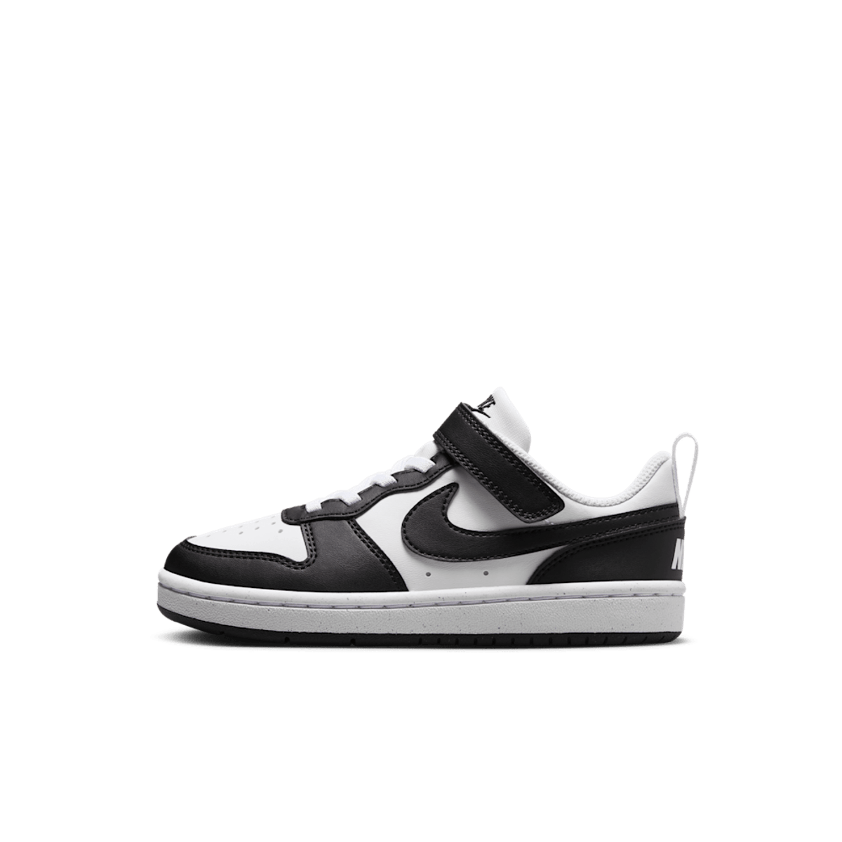 Zapatilla Niño Court Borough Low Recraft Con Velcro White-Black