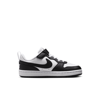 Zapatilla Niño Court Borough Low Recraft Con Velcro White-Black