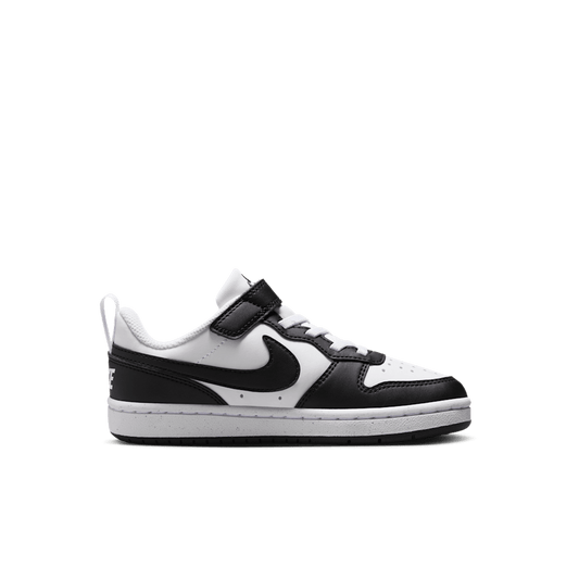Zapatilla Niño Court Borough Low Recraft Con Velcro White-Black