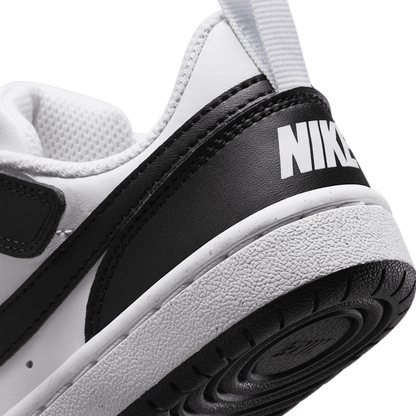 Zapatilla Niño Court Borough Low Recraft Con Velcro White-Black