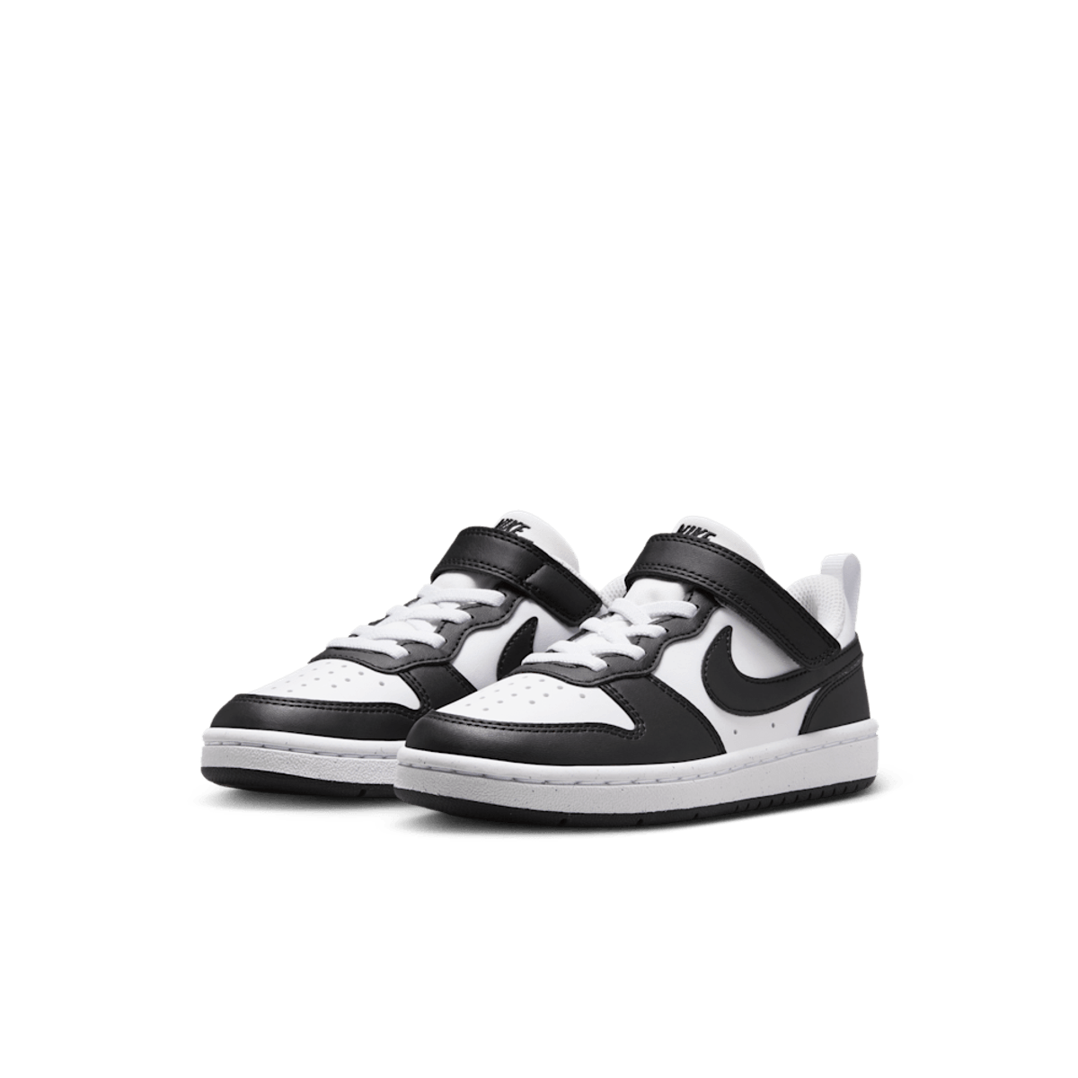 Zapatilla Niño Court Borough Low Recraft Con Velcro White-Black