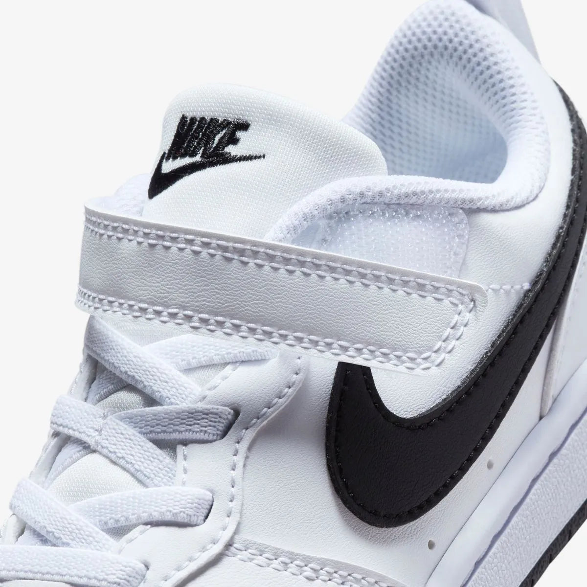 Zapatilla Niño Court Borough Low Recraft White-Black