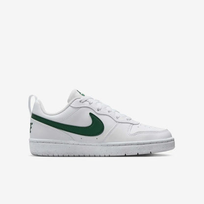 Zapatilla Niño Court Borough Low Recraft White-Green