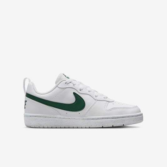 Zapatilla Niño Court Borough Low Recraft White-Green