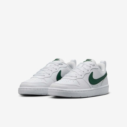Zapatilla Niño Court Borough Low Recraft White-Green