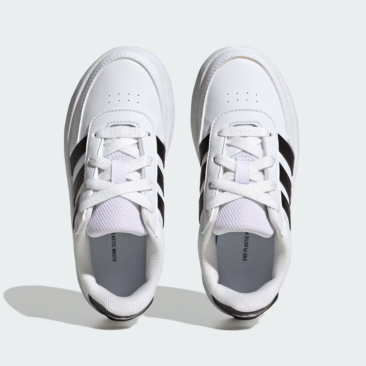 Zapatillas Niño Breaknet Court Cordones Blancas