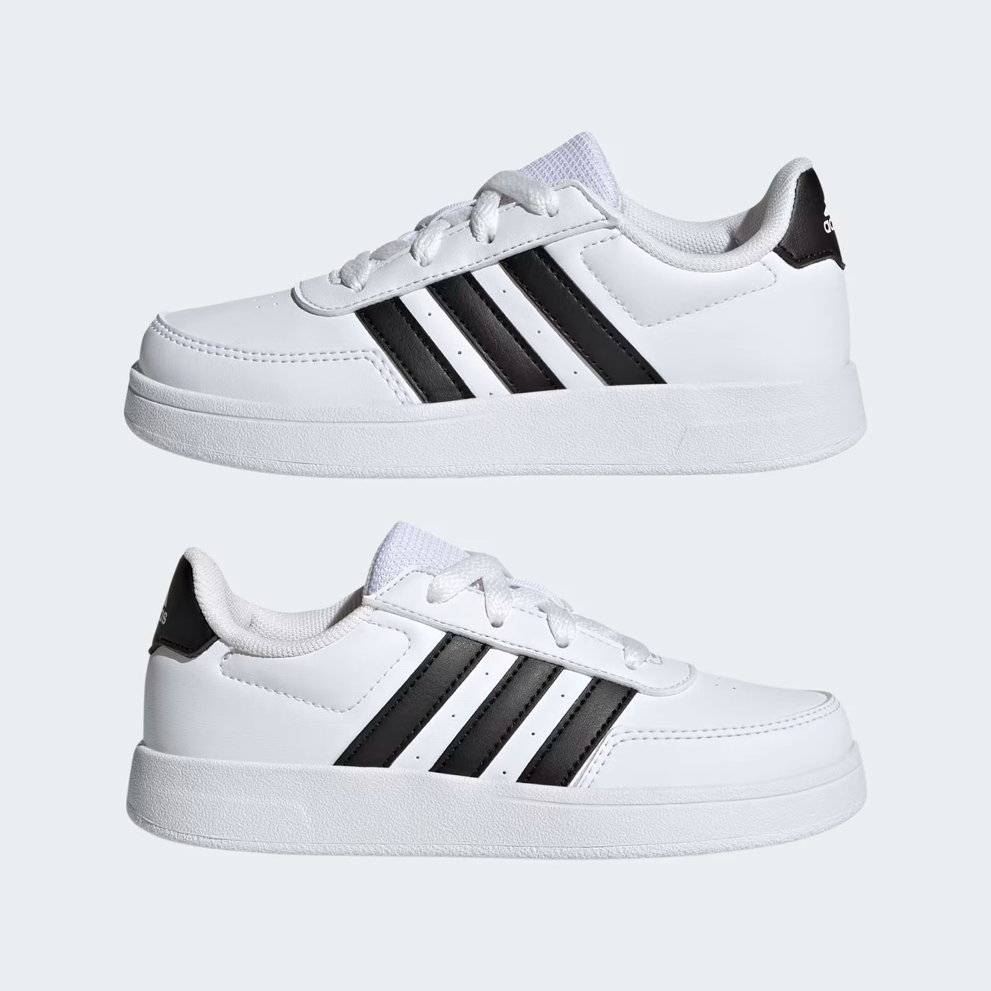 Zapatillas Niño Breaknet Court Cordones Blancas