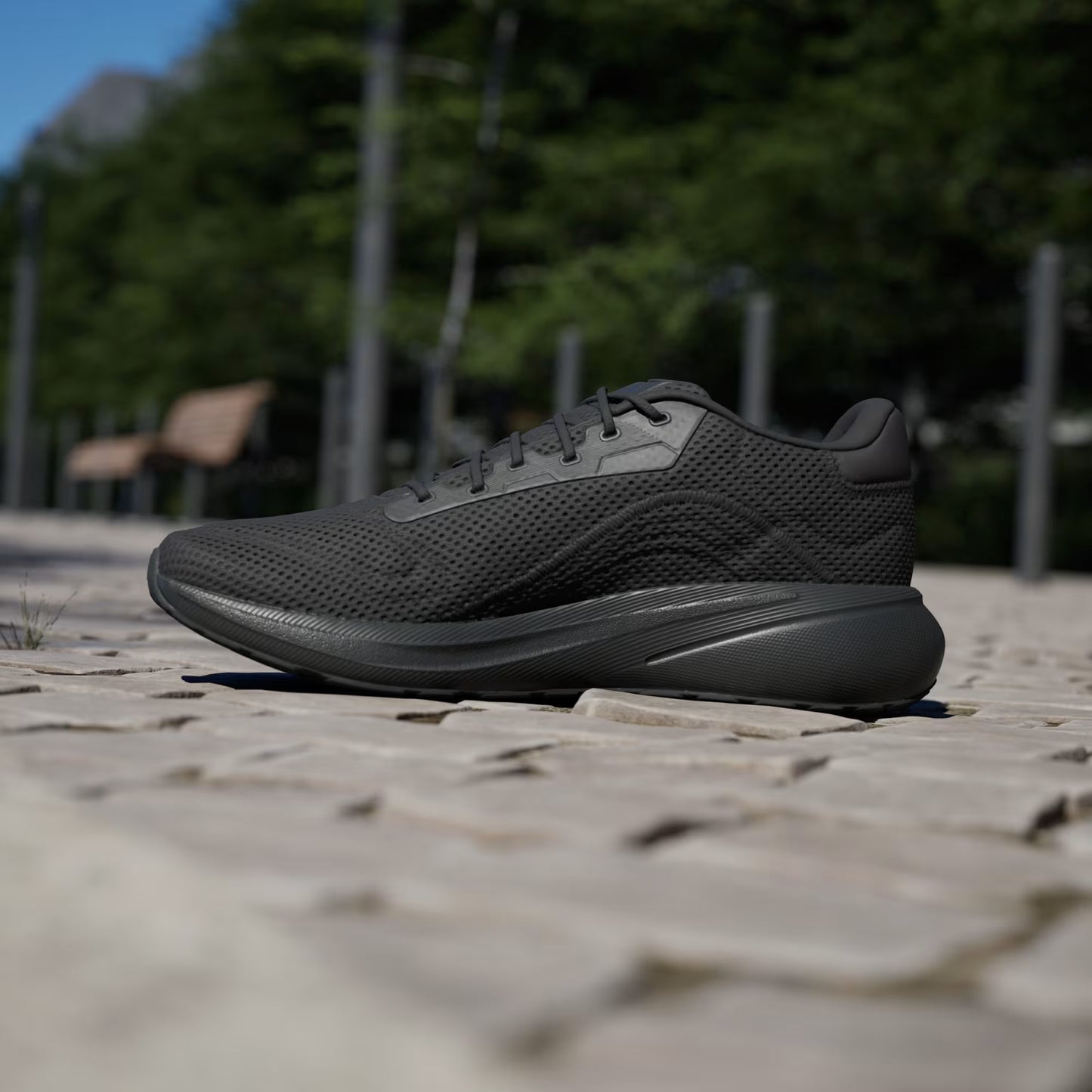 Zapatilla Hombre Running Response Negra