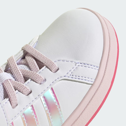 Zapatilla Niña Grand Court 2.0 Blancas/Rosado