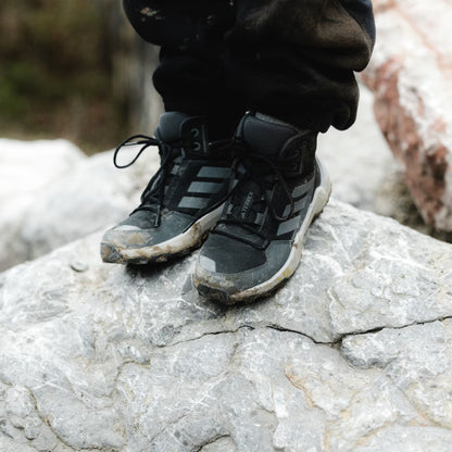 Zapatilla Niño Senderismo Terrex Ax4r Mid  Black / Grey