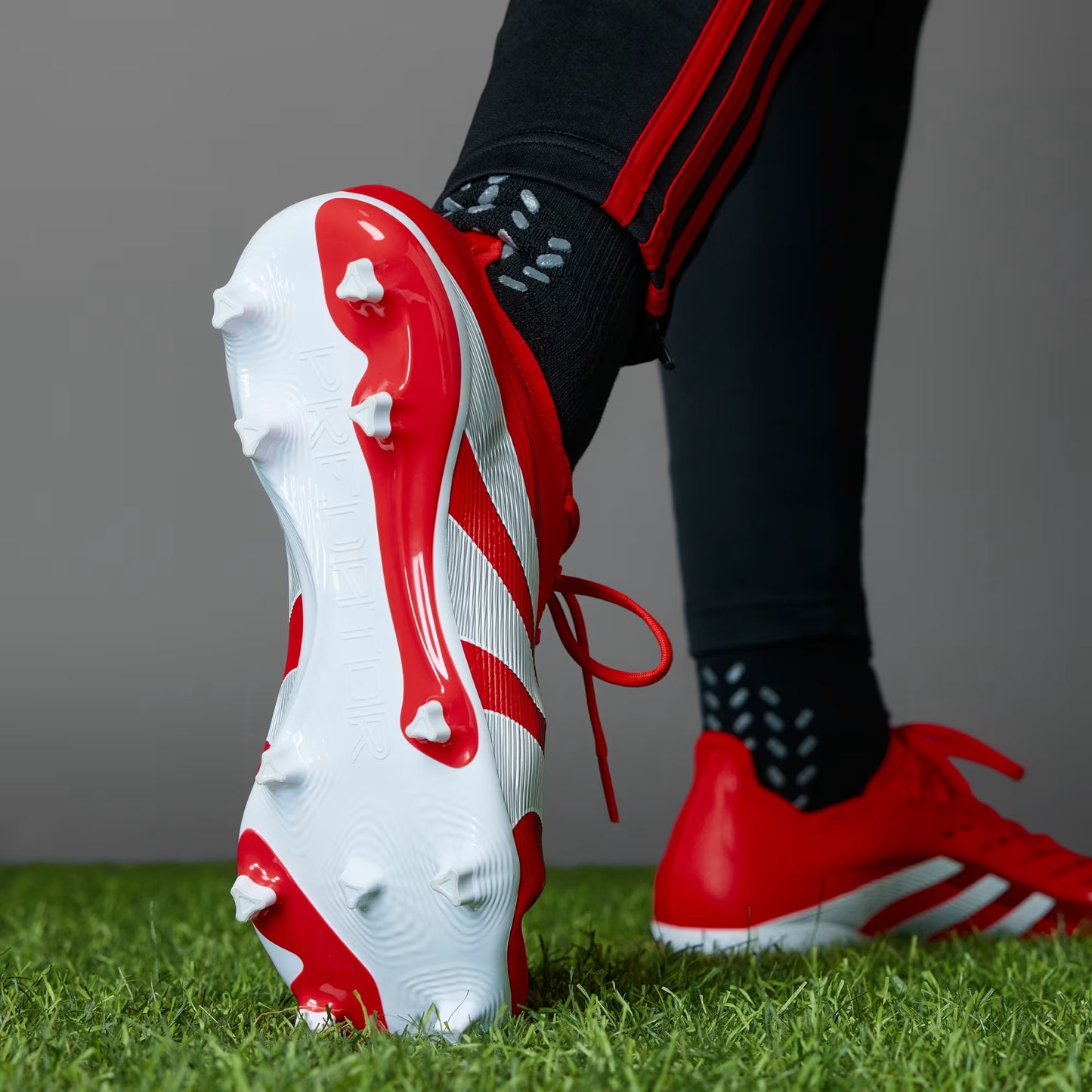 Zapato Fútbol Predator League Firm/Multi-Terreno Rojo