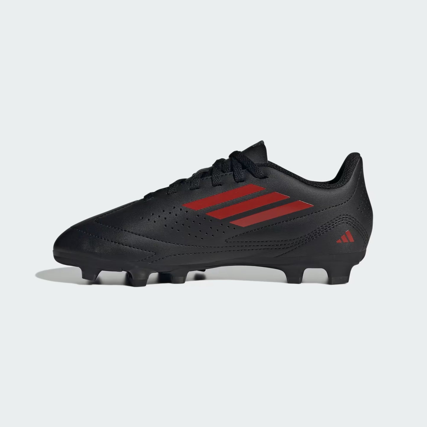 Zapato Fútbol Niño Multiterreno Deportivo III Negro/ Rojo