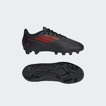 Zapato Fútbol Niño Multiterreno Deportivo III Negro/ Rojo