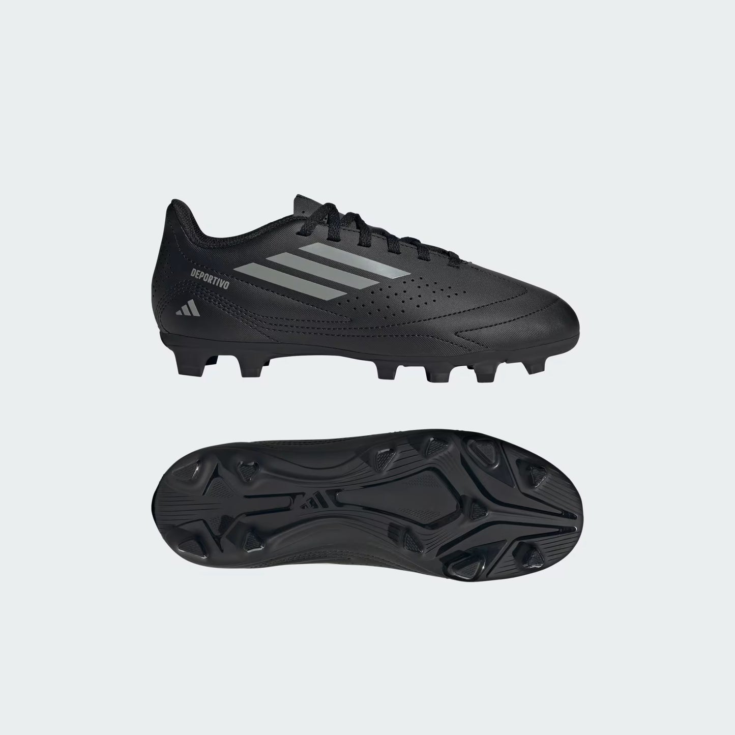 Zapato Fútbol Niño Multiterreno Deportivo III Black/Grey