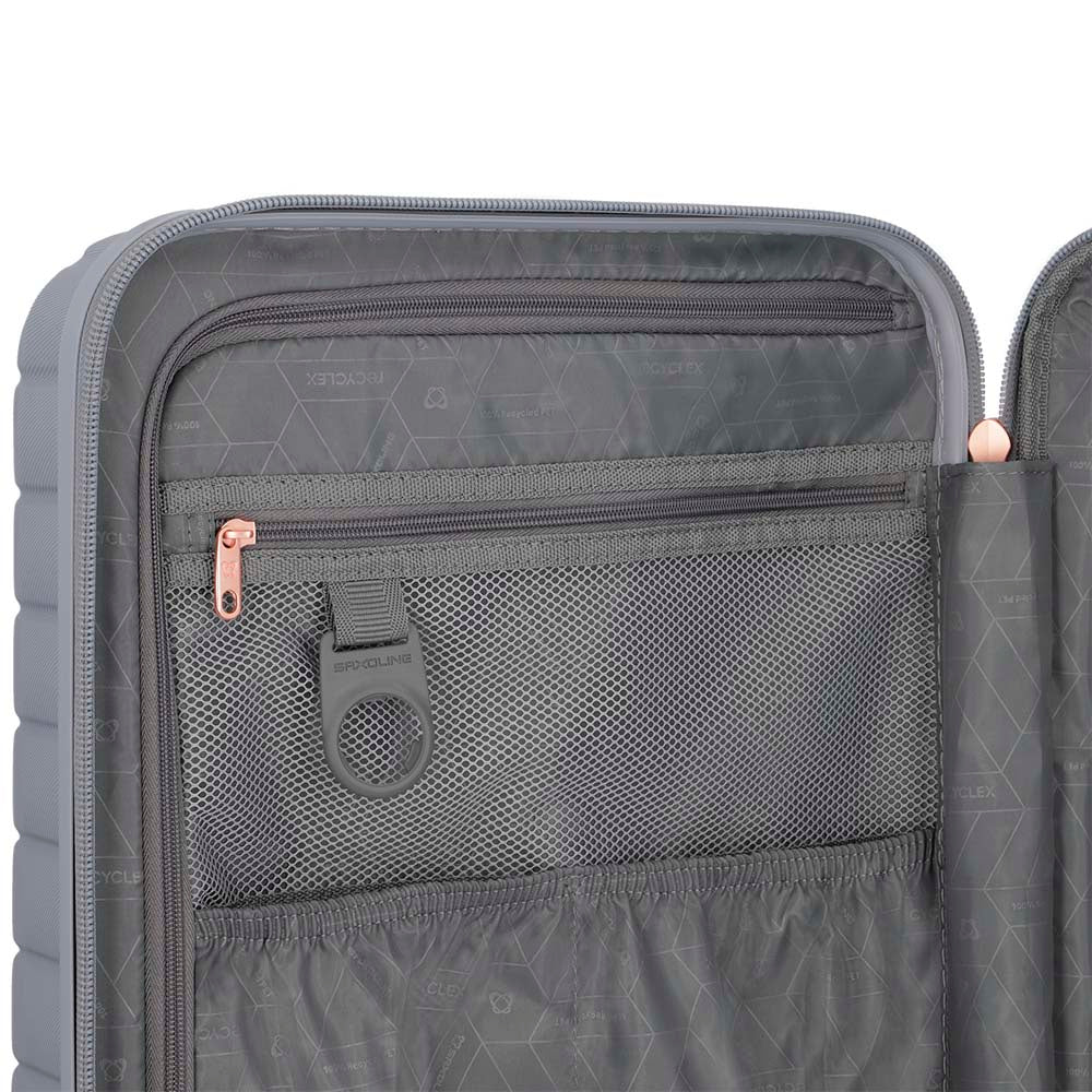 Maleta de cabina Spinwave Impact Pro gris