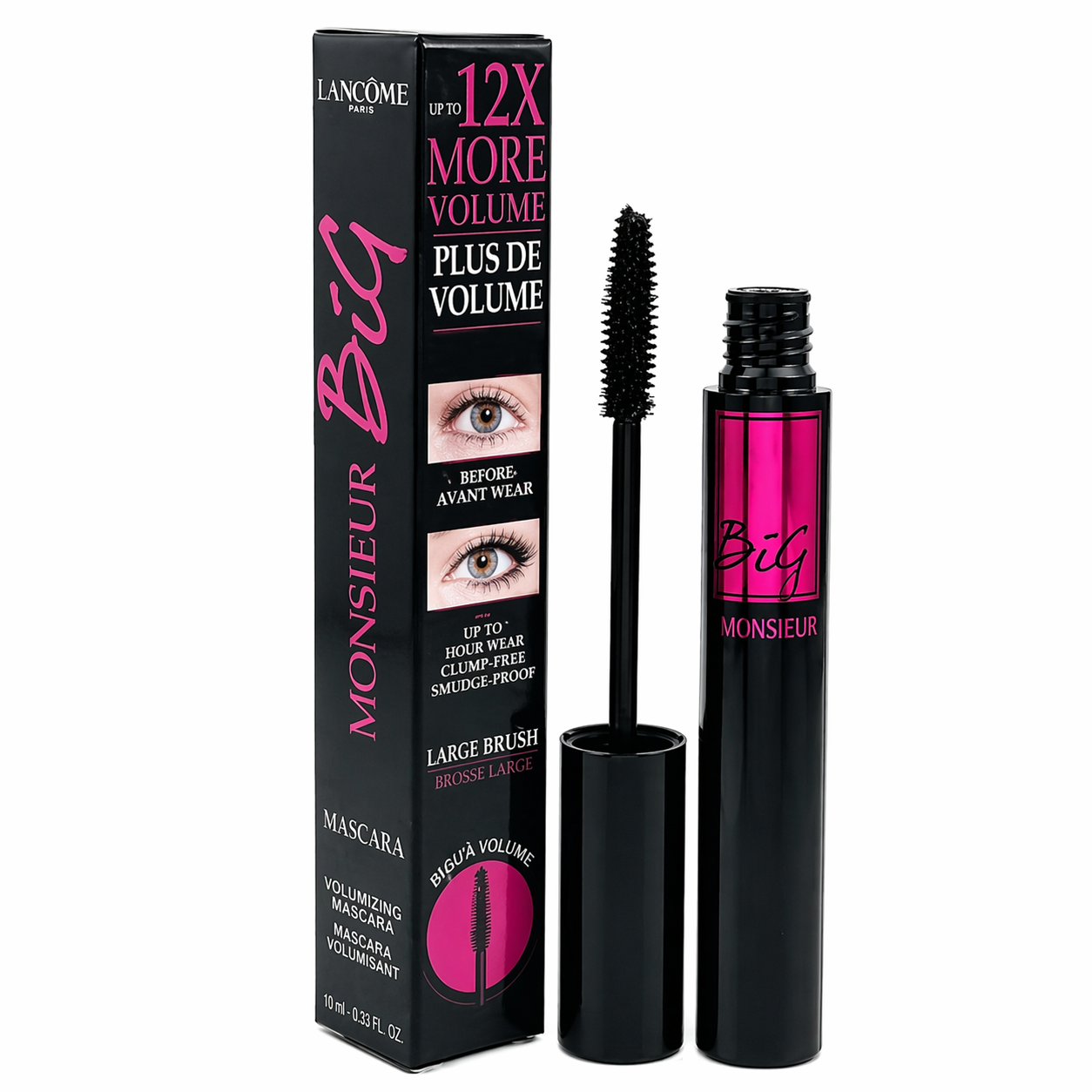 Máscara de pestañas Mujer Monsieur big waterproof  Black
