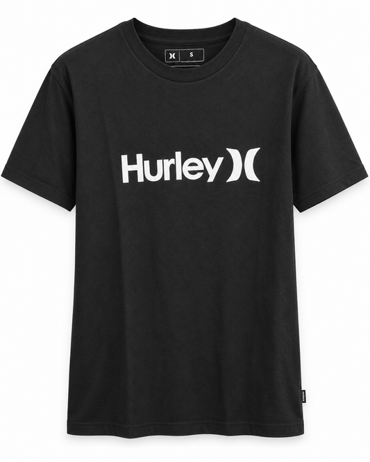 Polera Hombre logo Hurley Black