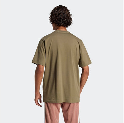 Polera Hombre Essentials Linear Single Jersey Olive