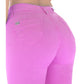 Jeans Mujer Alto Verano Rosado Chicle tobillero 2671