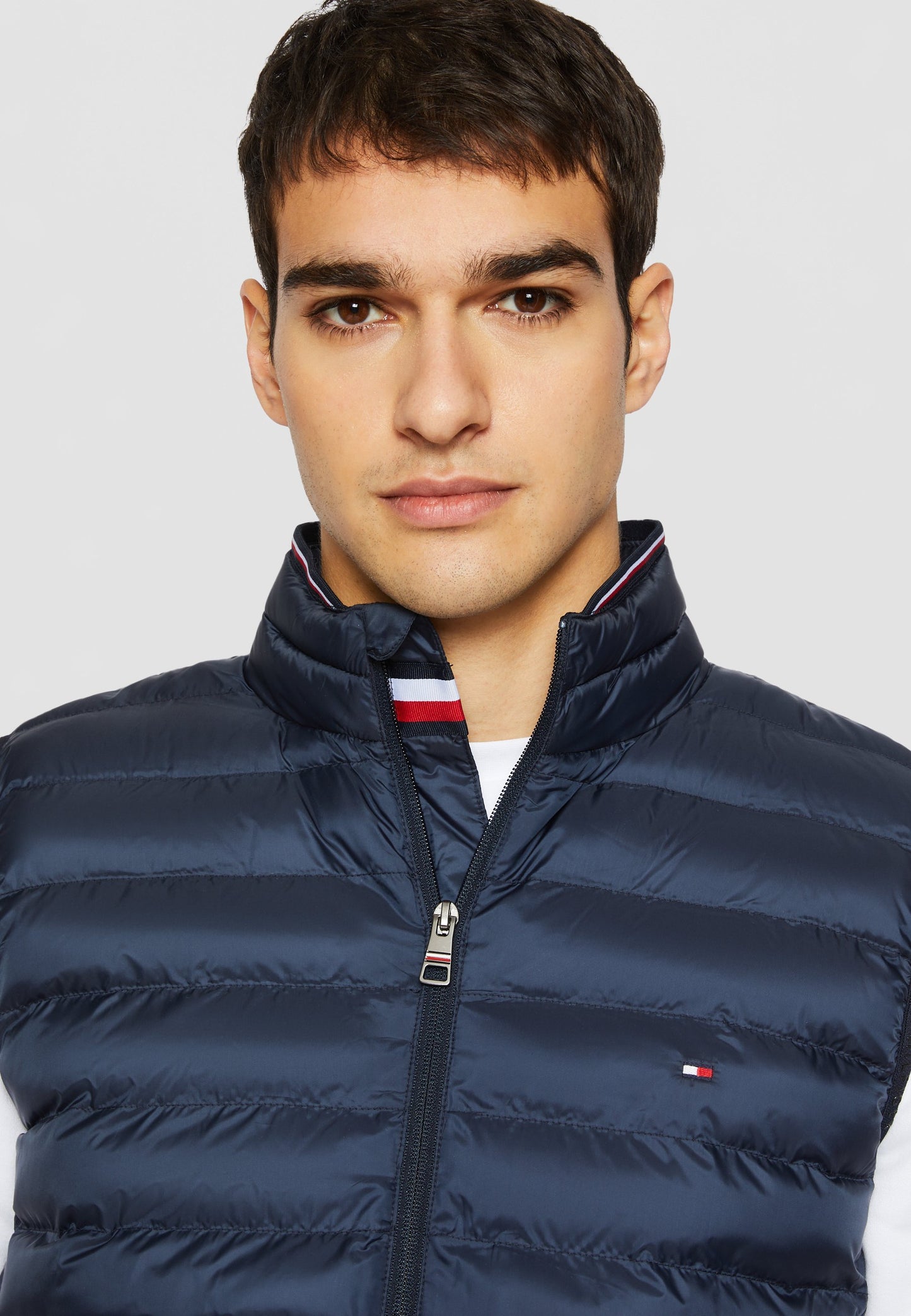 Chaqueta Hombre Warm Packable Padded Gilet Negra