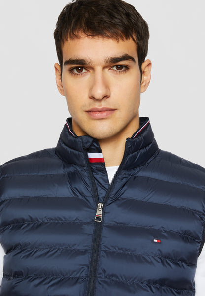 Chaqueta Hombre Warm Packable Padded Gilet Negra