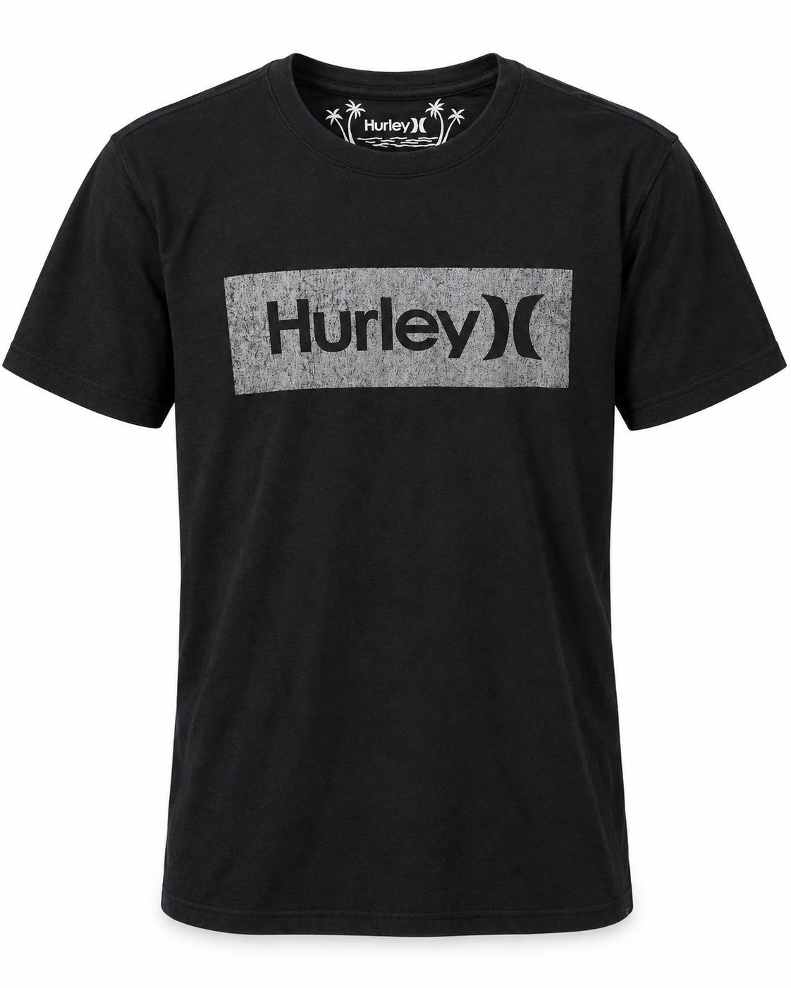 Polera Hombre logo Hurley Black