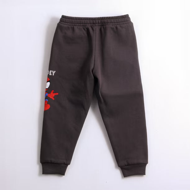 Pantalón De Buzo Niño Spidey Gris