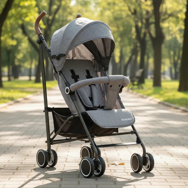 Coche Paragua Clap Melange Gris