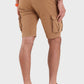 Bermuda Hombre Cargo Spandex Camel