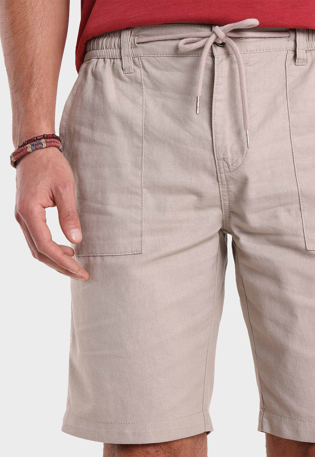 Bermuda Hombre Lino Comfort Fit Arena