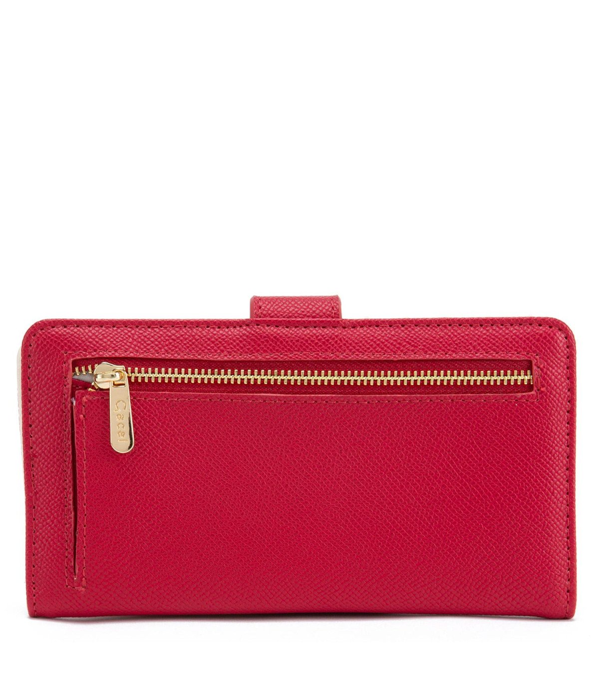 Billetera Mujer Grande Rojo