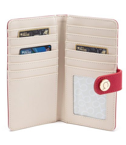 Billetera Mujer Grande Rojo