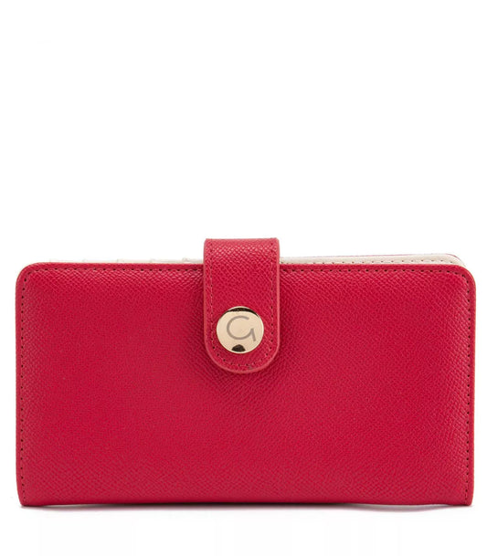 Billetera Mujer Grande Rojo
