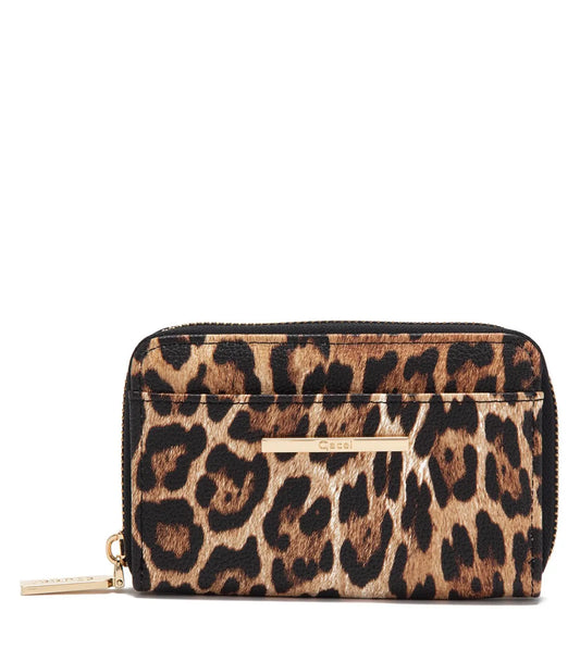 Billetera Mujer Mediana Leopardo