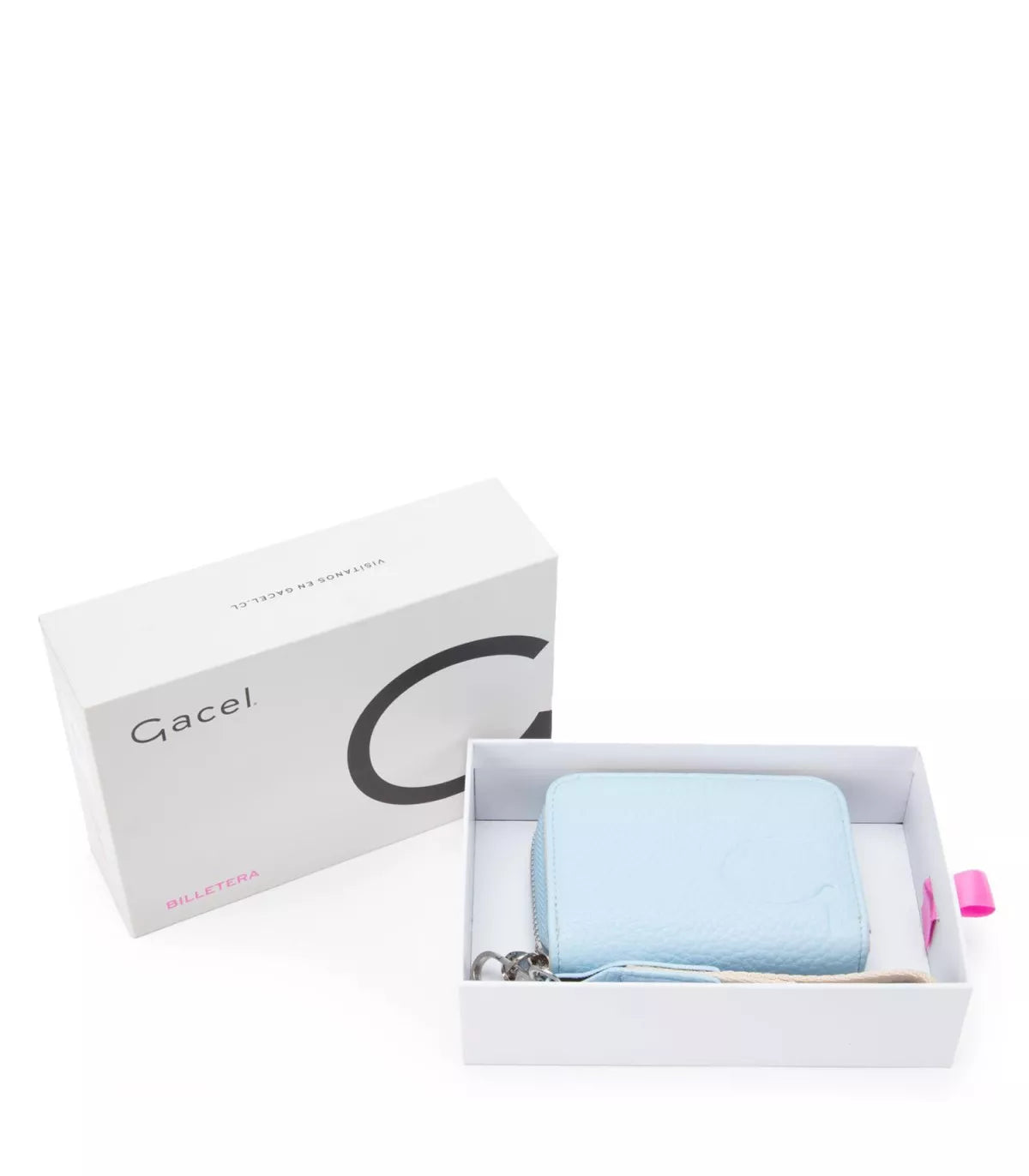 Billetera Mujer Pequeña Celeste