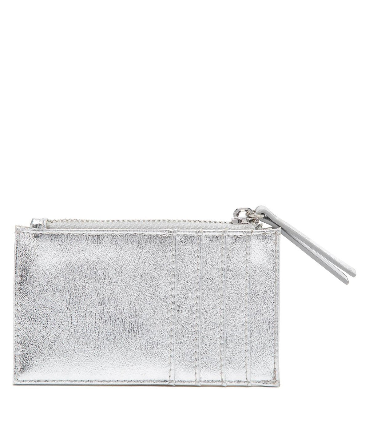 Billetera Mujer Tarjetero Plateado