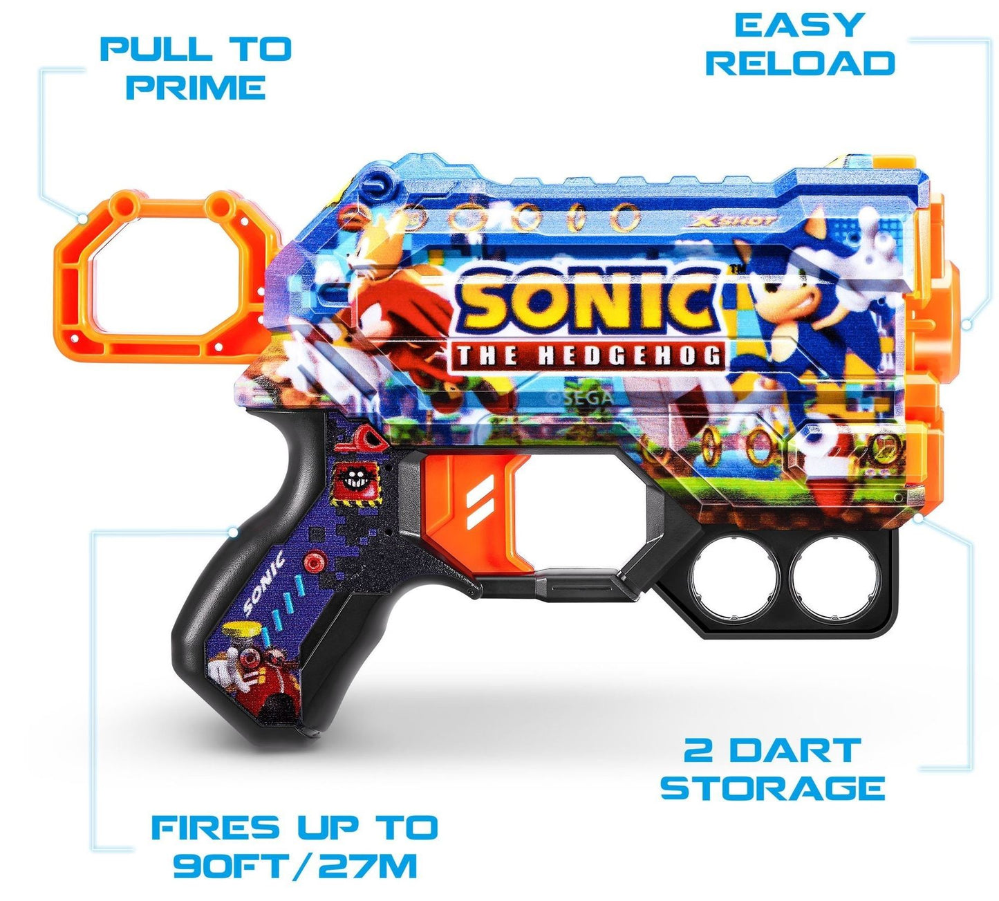 Pistola Lanzadardos Shot Skins Menace de Sonic The Hedgehog