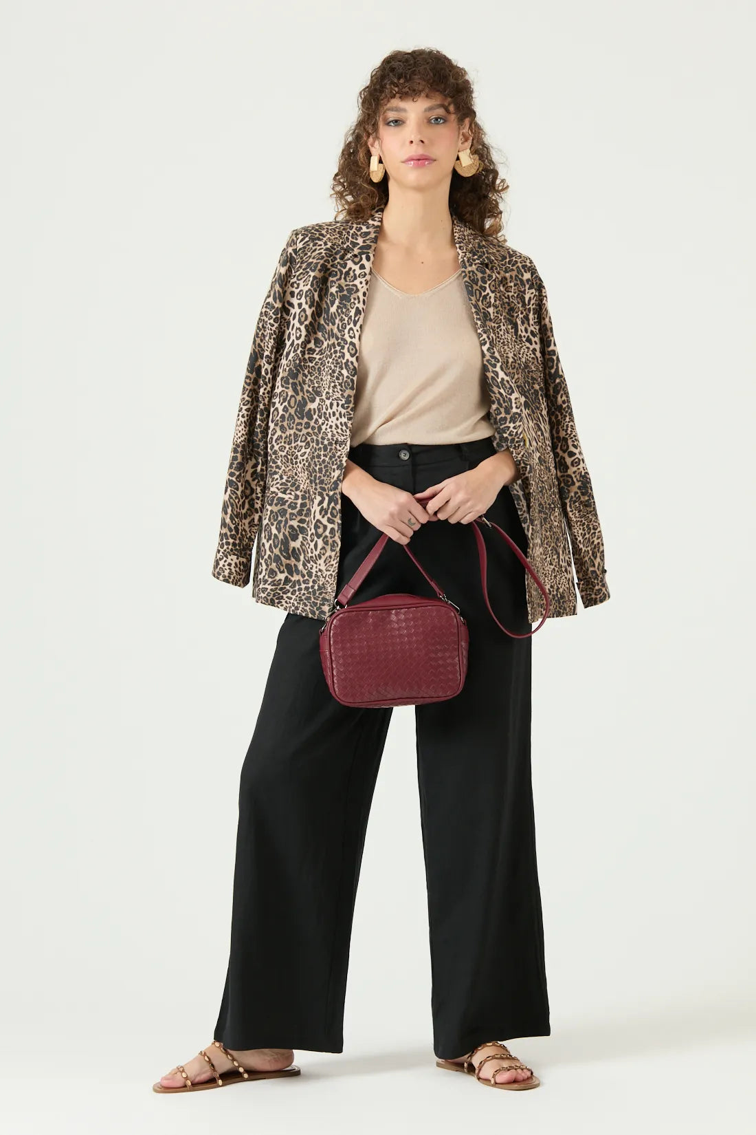 Blazer Mujer Tope Beige