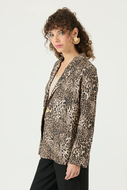 Blazer Mujer Tope Beige