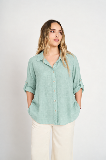 Blusa Manga Larga Mujer Agua