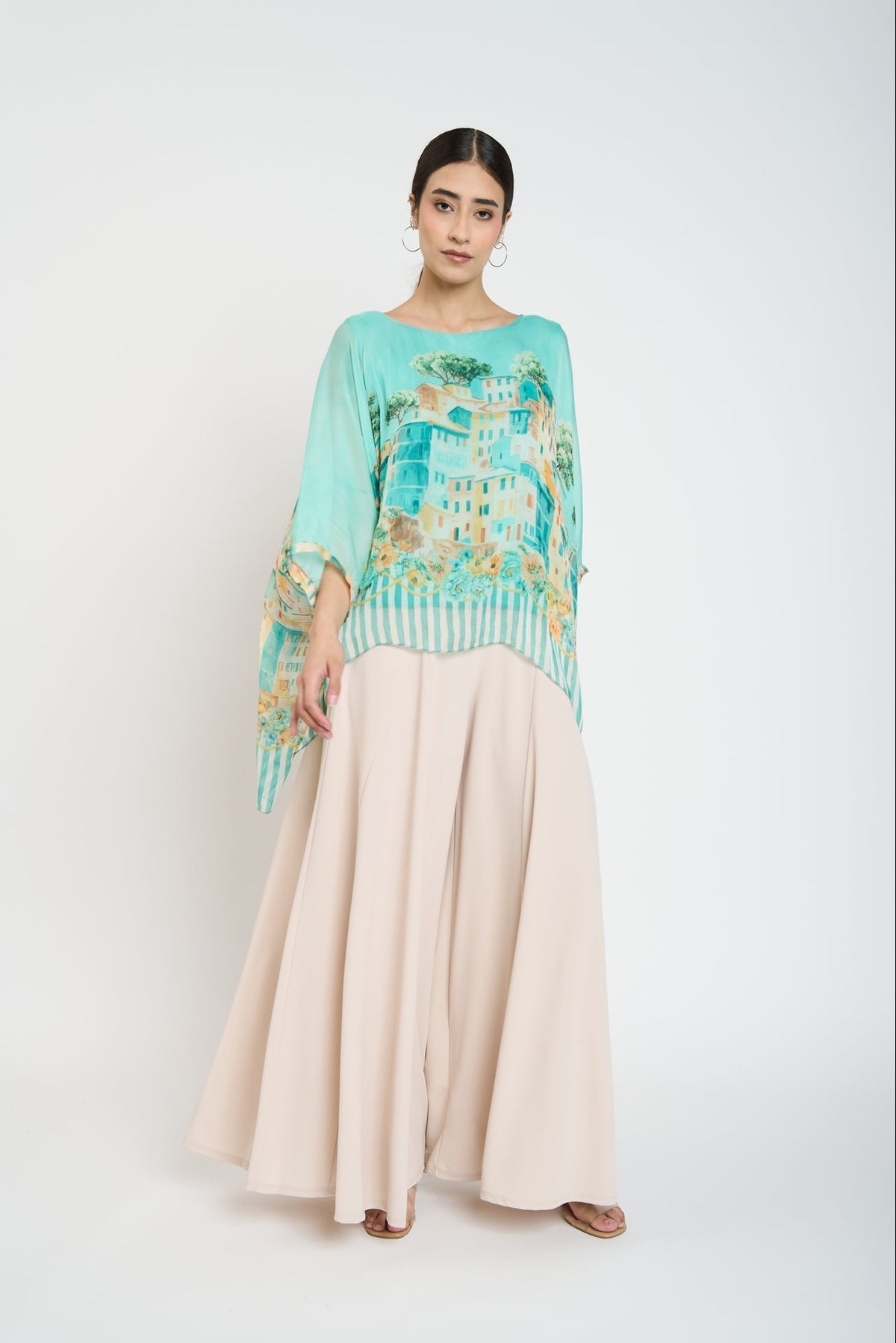 Bluson Cuello Redondo Mujer Turqueza