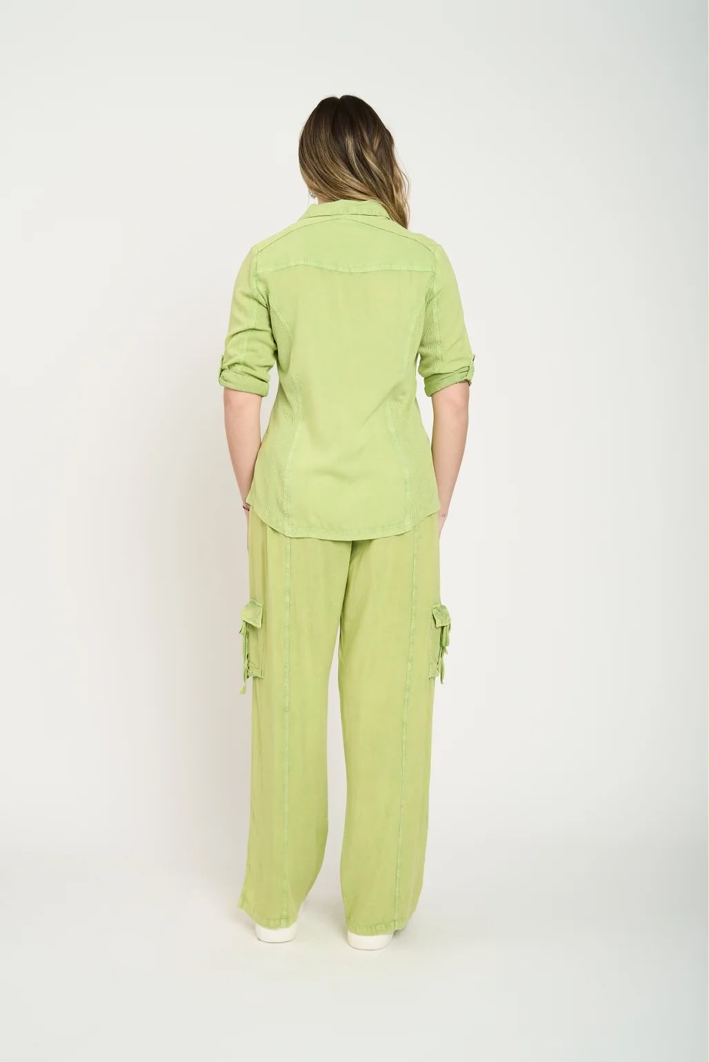 Blusa Manga Corta Serena Mujer Verde
