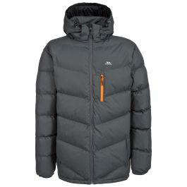 Parka Hombre Con Cierre y Gorro Blustery Gris