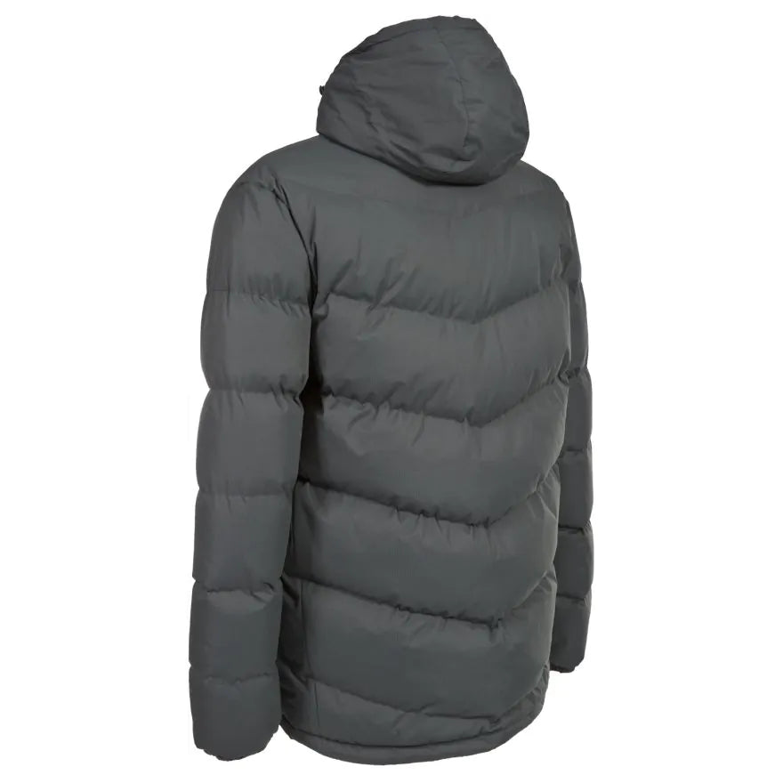 Parka Hombre Con Cierre y Gorro Blustery Gris