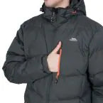 Parka Hombre con Cierre y Gorro Blustery Gris