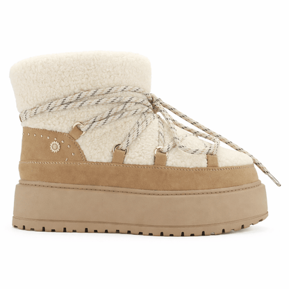Botin Mujer Chalada Casual Ailen-1 Beige